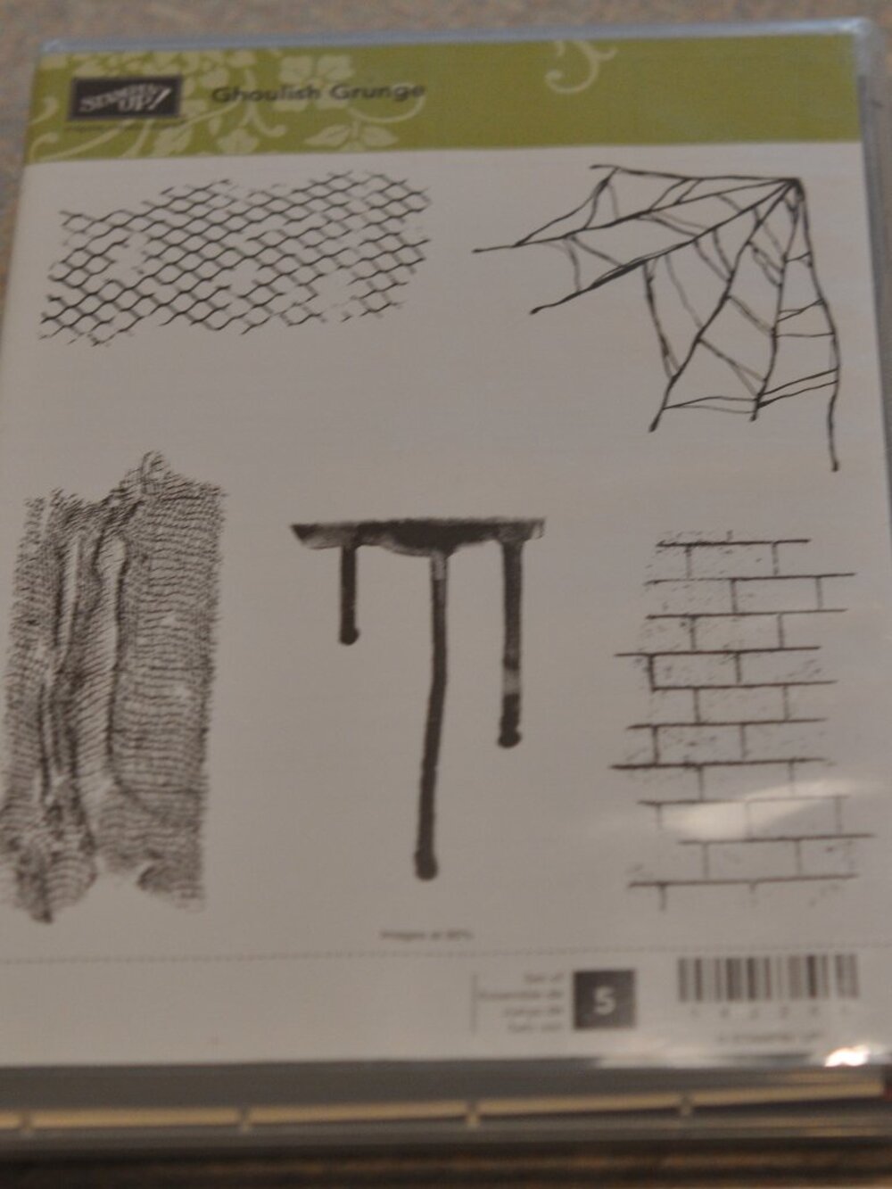 Stampin up Ghoulish Grunge stamp set